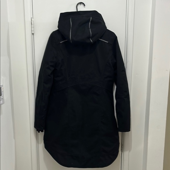 Athleta Black Hooded Jacket - Picture 2 of 3